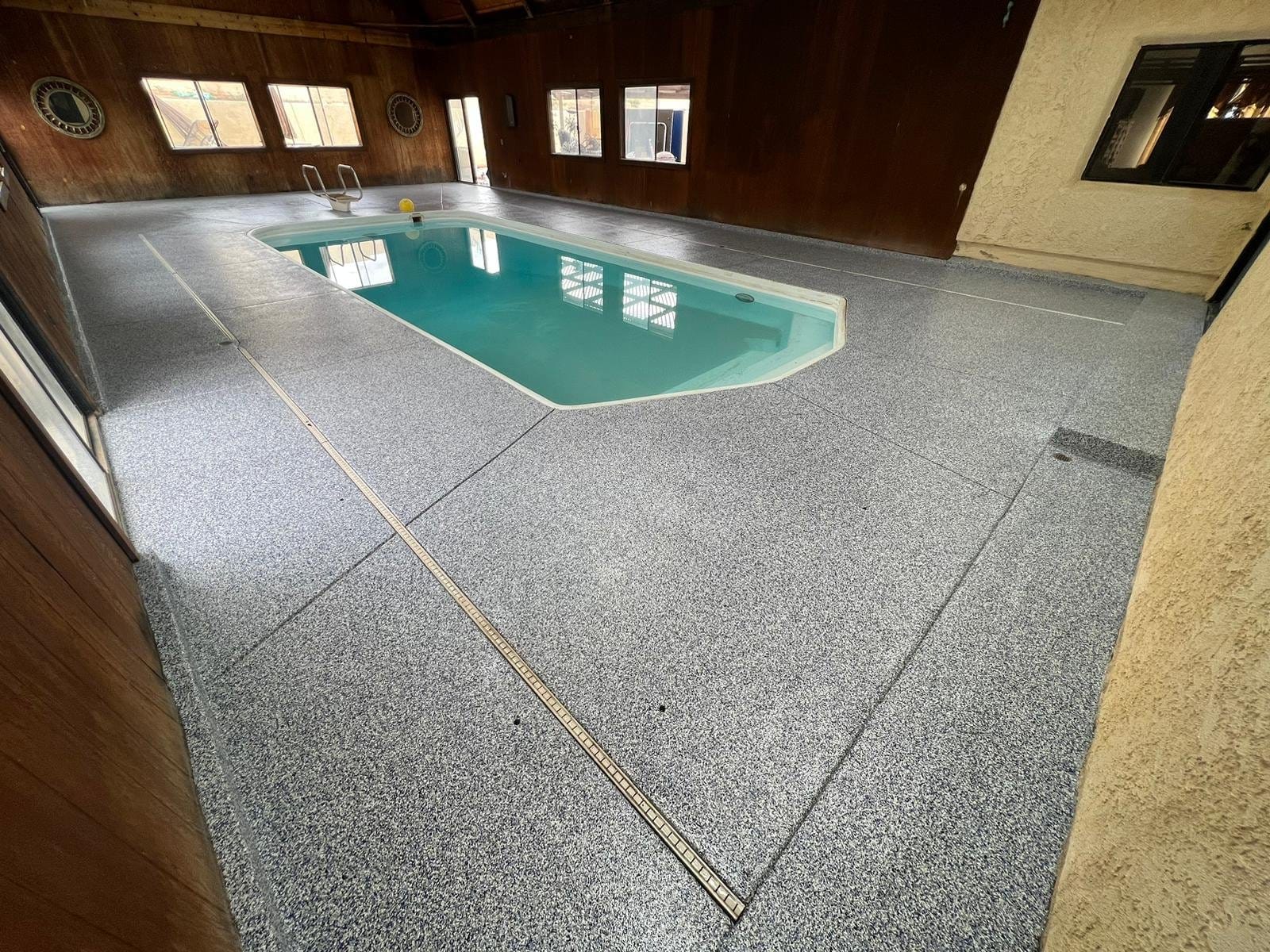 Patio polyaspartic epoxy coating